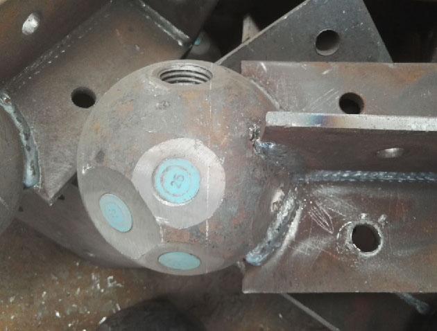 甘南螺栓球球塞，网架配件